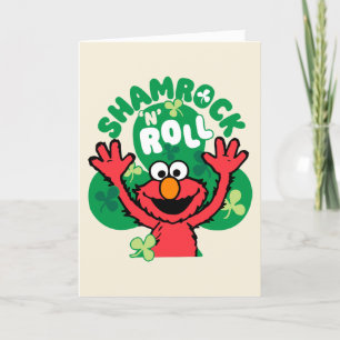 Cartão De Festividades Elmo Shamrock 'N' Roll