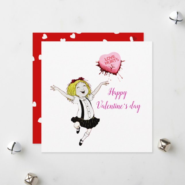 Cartão De Festividades Eloise no dia dos namorados (Frente/Verso In Situ)