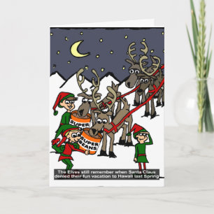 Cartão De Festividades Elves Obter Vingança