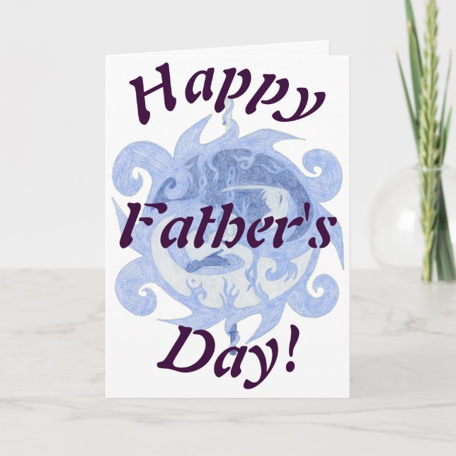 Cartão De Festividades Emblema "Caminho de um Herói" (Frente)