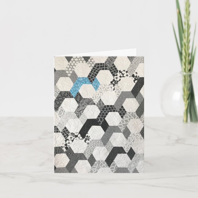 Cartão De Festividades Embrace Diversity Quilt Personalised Greeting Card (Frente)