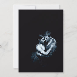 Cartão De Festividades Embrulhando o amor gótico escuro da placa de Namor