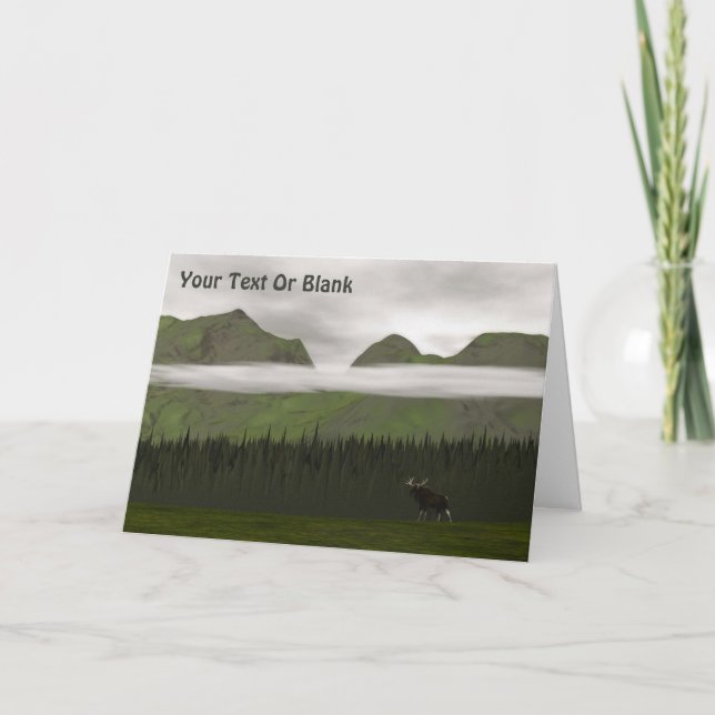 Cartão De Festividades Emerald Alaska (Frente)