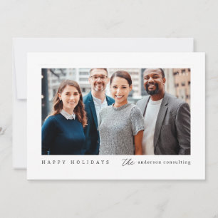 Cartão De Festividades Empresa moderna minimalista