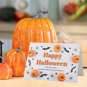 Cartão De Festividades Empresa Personalizada Feliz Halloween Fofo