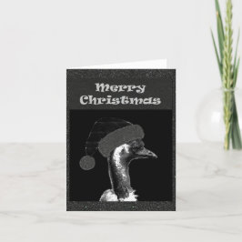 Cartão De Festividades Emu do Natal