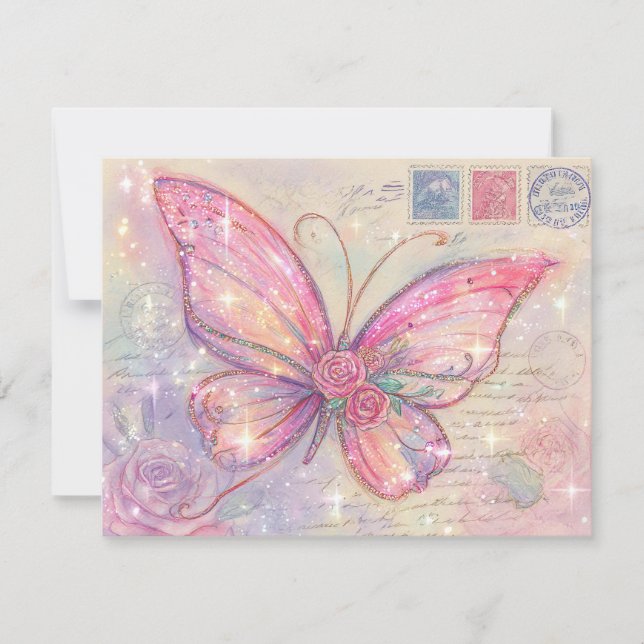 Cartão De Festividades Enchanted fairytale (Frente)