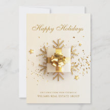 Enfeite de Natal Rosa Dourado Cumprimento Corporat