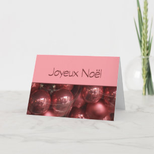Cartão De Festividades Enfeites de natal Joyeux Noël