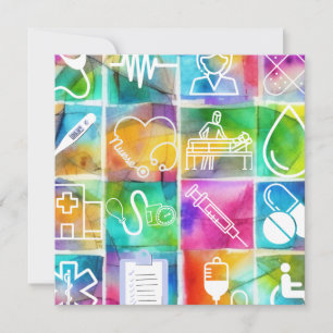 Cartão De Festividades Enfermeira Amor