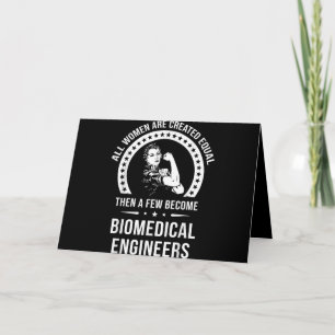 Cartão De Festividades Engenheiro Biomédico Para Engenheiros Biomédicos