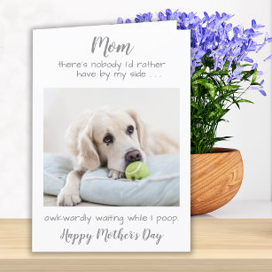 Cartão De Festividades Engraçado Dia de as mães Personalizado de Foto do 