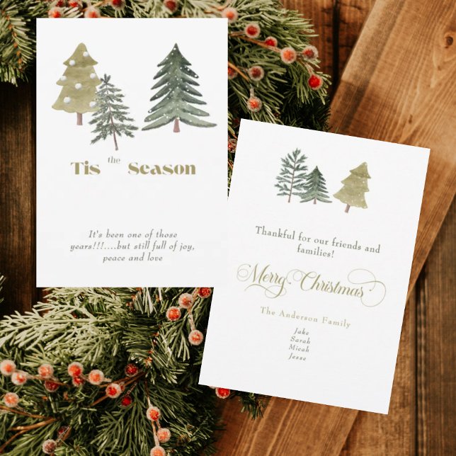 Cartão De Festividades Engraçado. Foi um daqueles anos de Natal. (Criador carregado)