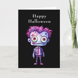 Cartão De Festividades Engraçado Frankenstein Monster Halloween