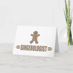 Cartão De Festividades Engraçado Gingerpão