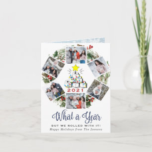 Cartão De Festividades Engraçado que a árvore de Natal 6 de 2021 FOTO