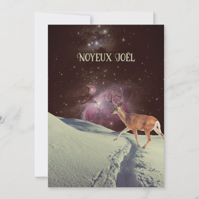 Cartão De Festividades Engraçado Quebecois, Natal francês canadense (Frente)