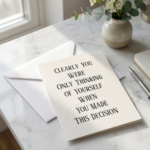 Cartão De Festividades Engraçado se livrar da placa para chefe de colega,