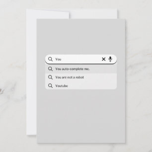 Cartão De Festividades Engraçado você completar automaticamente o dia dos