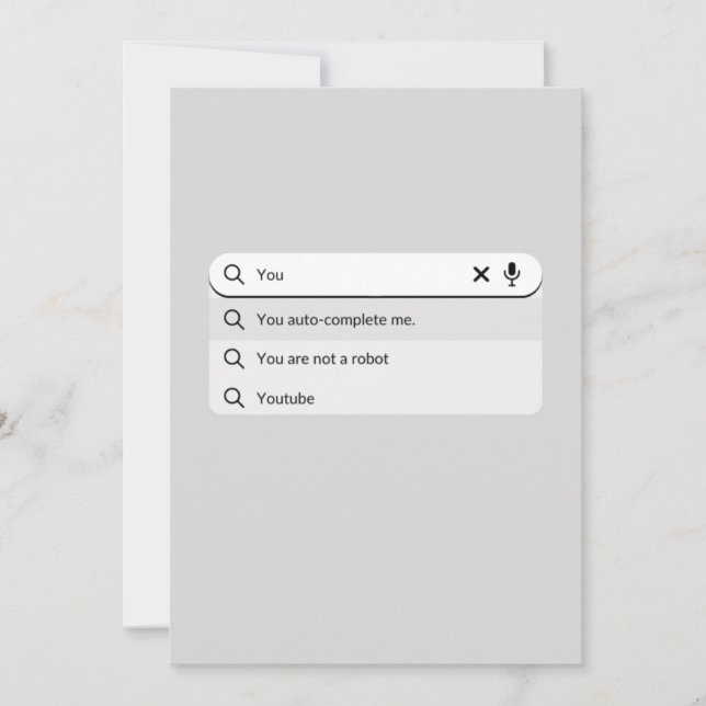 Cartão De Festividades Engraçado você completar automaticamente o humor d (Frente)