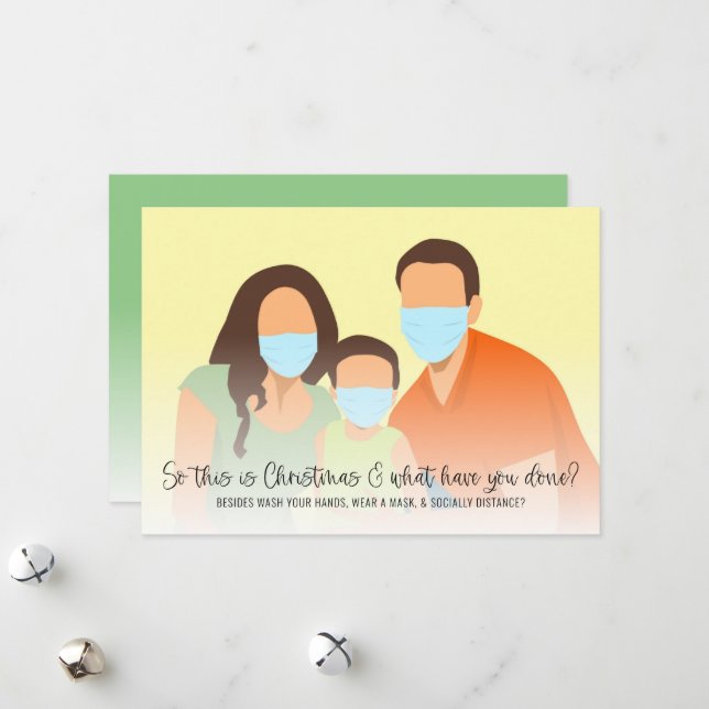 Cartão De Festividades Então este é o Natal que você fez a foto (Frente/Verso In Situ)