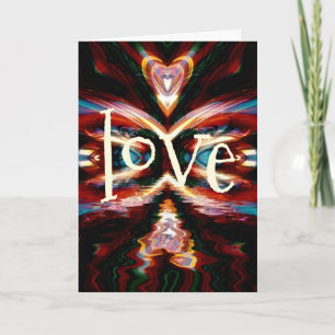 Cartão De Festividades Enviando Arte de Energia de Amor