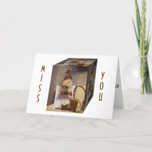 CARTÃO DE FESTIVIDADES ENVIANDO DESEJOS NO NATAL ATRAVÉS DOS MILHOS