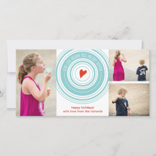 Cartão De Festividades Enviar amor por volta de x3