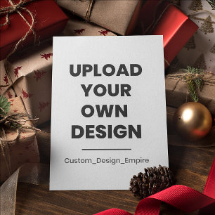 Cartão De Festividades Envie Seu Próprio Design Aqui Personalizado