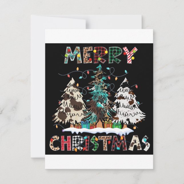 Cartão De Festividades Envie votos calorosos e espalhe alegria natalina  (Frente)
