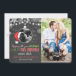 Cartão De Festividades Envio por ultrassons da gravidez de Natal Joy<br><div class="desc">Europeia: Um jeito adorável de anunciar sua gravidez! Você pode adicionar seu próprio ultrassom e mover o chapéu de santa para a posição direita clicando no botão "personalizar".</div>