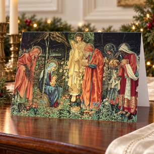 Cartão De Festividades Epiphany Feast of Three Kings Nativity