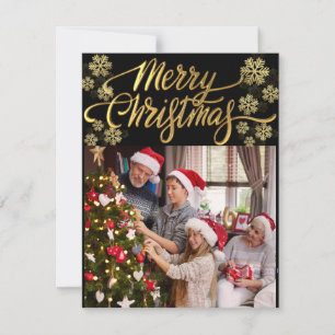 Cartão De Festividades Época mais maravilhosa do Ano Foto de Natal