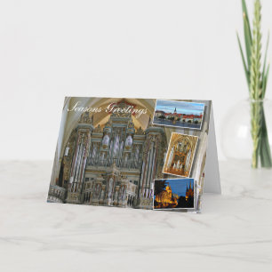 Cartão De Festividades Erfurt Prediger Church organ