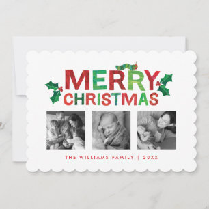 Cartão De Festividades Eric Carle   Feliz Natal com Fotos