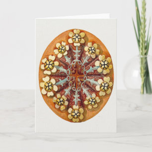 Cartão De Festividades Ernst Haeckel Artforms De Cartaz De Saudação Da Na