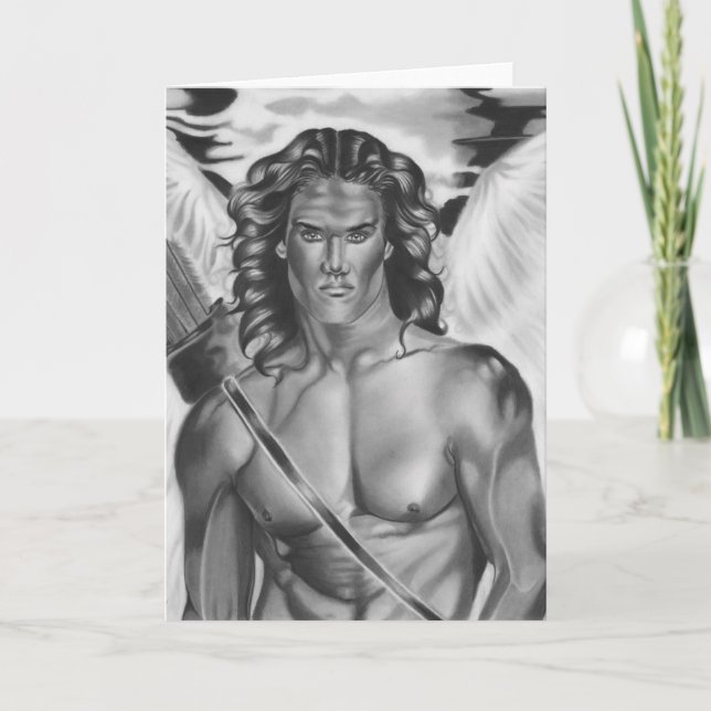 Cartão De Festividades Eros Angel Love Card (Frente)