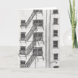 Cartão De Festividades Escape de Fogo