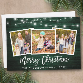 Cartão De Festividades Escoteiro de Escova Ilumina Madeira Verde 3 Foto N