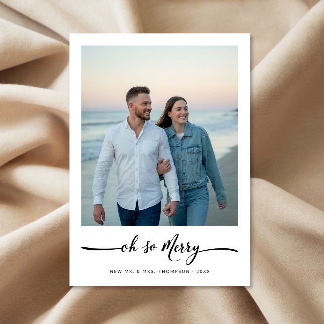 Cartão De Festividades Escrita Elegante Oh Tão Feliz Foto Da Praia De Nat (Criador carregado)