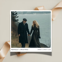 Escrita manual casual Foto do Casal de Natal mais