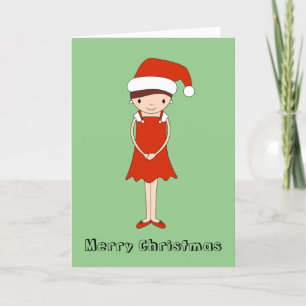Cartão De Festividades Especial de Natal de Elfo