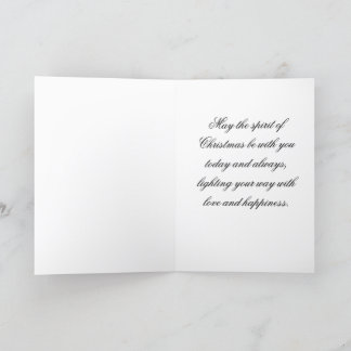 Cartão De Festividades Esperança de Natal Bela Brown!