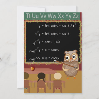 Cartão De Festividades Esperança de Natal da Matemática