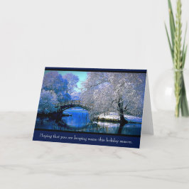 Cartão De Festividades Esperando que esteja aquecendo...