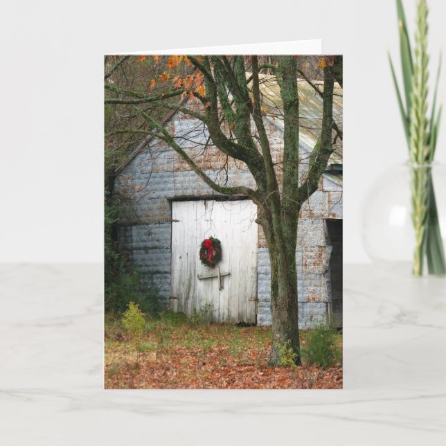 Cartão De Festividades Espírito de Feriado (Frente)