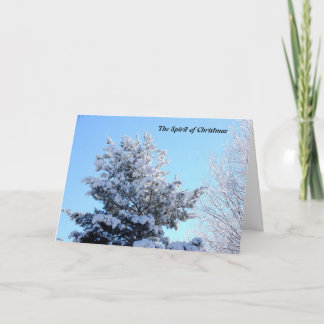 Cartão De Festividades Espírito do Natal