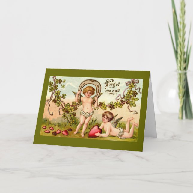 Cartão De Festividades Esquece-me da placa (Frente)