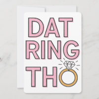 Esse Anel Então Casamento Engraçado Noivado Casame