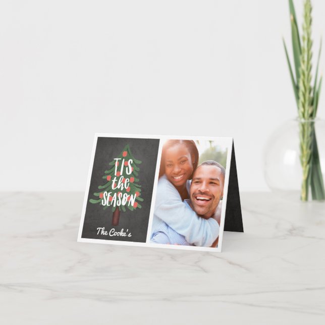 Cartão De Festividades Esta é a estação (Frente)